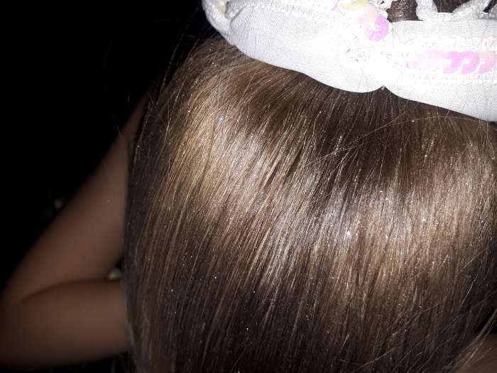 Фотография покупателя товара Лак для волос с блестками Сюжет "Серебряный", 100 мл