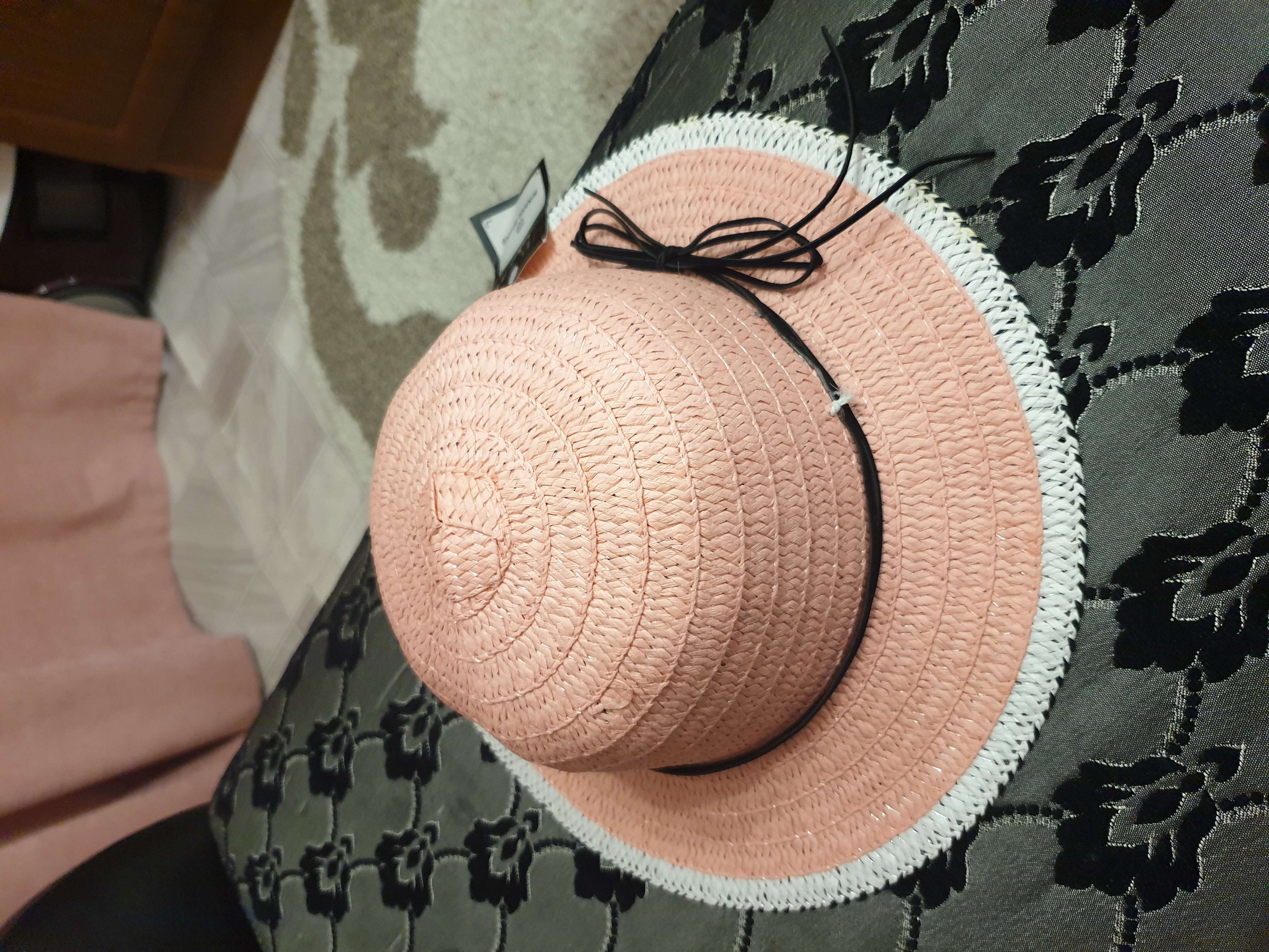 Фотография покупателя товара Шляпа для девочки MINAKU "Куколка", размер 50,  цвет бежевый - Фото 1