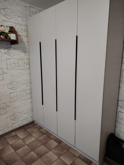 Фотография покупателя товара Шкаф прямой трёхстворчатый «Бруно», 1200×505×2216 мм, цвет белый - Фото 19