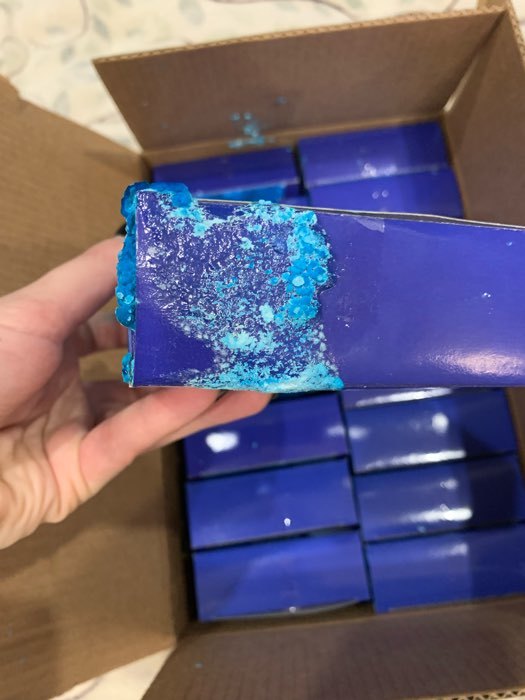 Фотография покупателя товара Набор для творчества «Лучистые кристаллы»: Снеговик, цвет синий - Фото 10