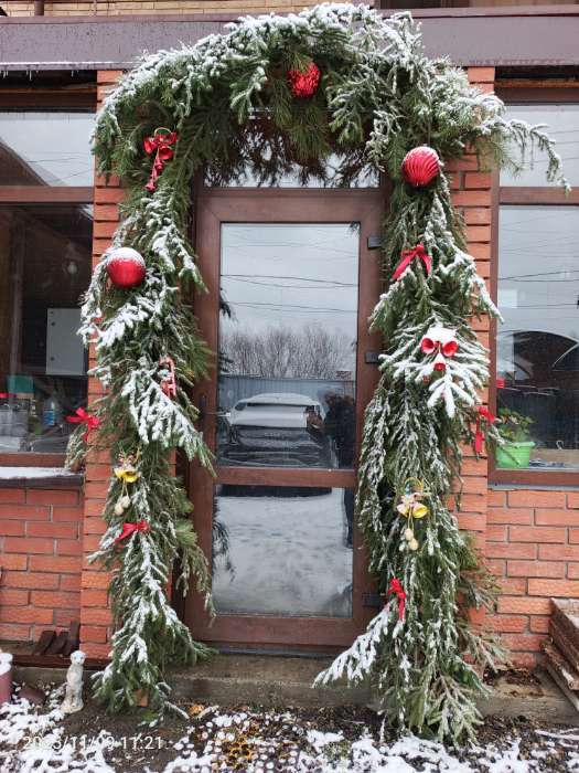Фотография покупателя товара Ёлочные игрушки «Ассорти», шары новогодние, набор 3 шт., d=15 см, красный - Фото 1