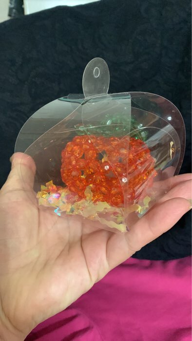 Фотография покупателя товара Складная прозрачная коробка из PVC, для упаковки подарков, 7×7×7 см - Фото 3