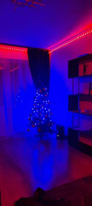 Фотография покупателя товара Гирлянда «Нить» 20 м, IP20, прозрачная нить, 200 LED, свечение синее, 8 режимов, 220 В - Фото 109