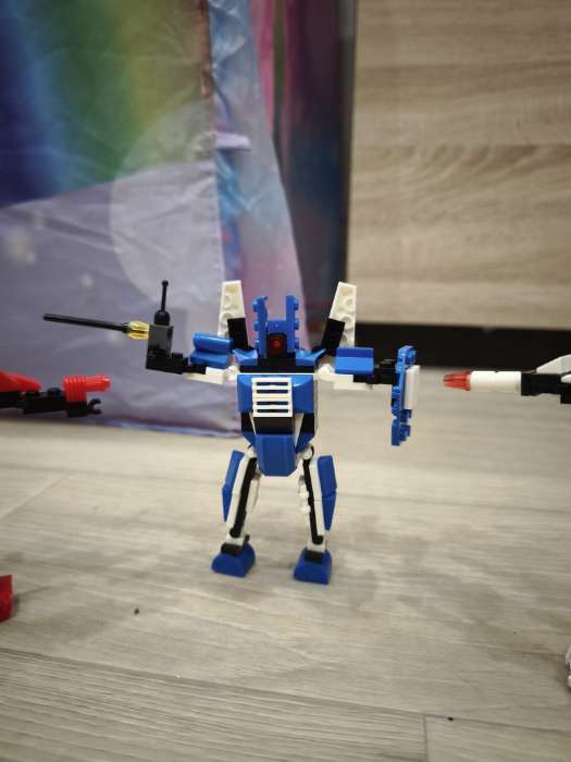 Фотография покупателя товара Конструктор «Робот», 115 деталей, 3 варианта сборки - Фото 3