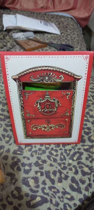 Фотография покупателя товара Коробка подарочная новогодняя складная «С Новым годом», 15×7×22 см - Фото 2