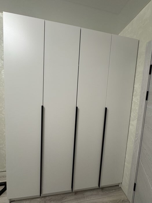 Фотография покупателя товара Шкаф прямой трёхстворчатый «Бруно», 1200×505×2216 мм, цвет белый - Фото 77