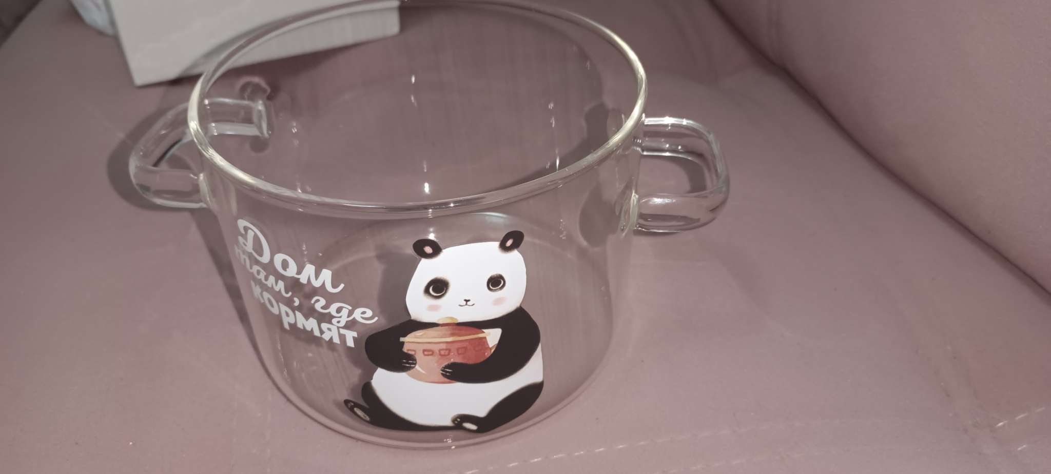 Фотография покупателя товара Кастрюля из жаропрочного стекла «Геометрия», 1500 мл - Фото 1