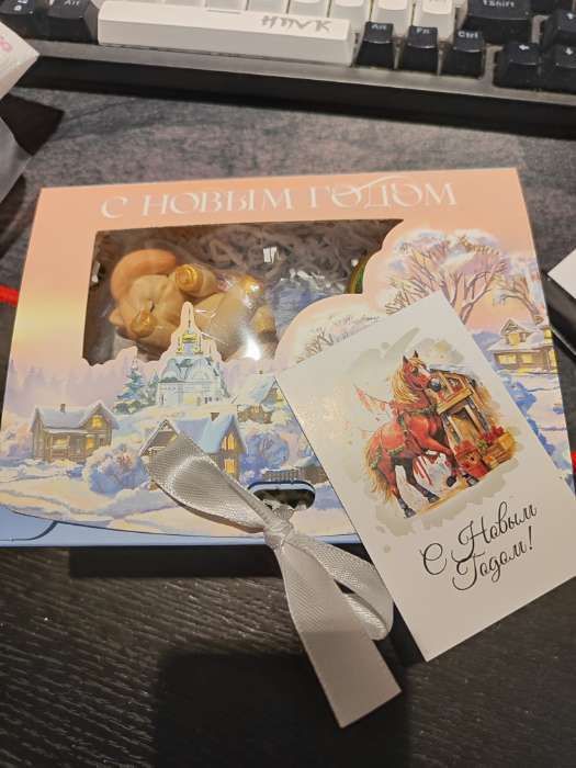 Фотография покупателя товара Коробка подарочная новогодняя складная «Сказочного Нового года» 16.5×12×5 см - Фото 1