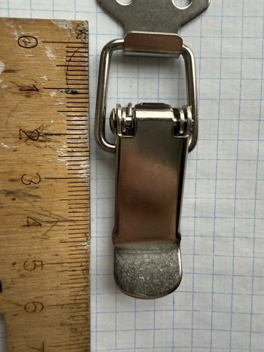 Фотография покупателя товара Замок-защелка на ящик Z09, 4.5 см, железный - Фото 6