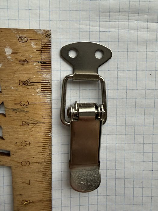 Фотография покупателя товара Замок-защелка на ящик Z09, 4.5 см, железный - Фото 7