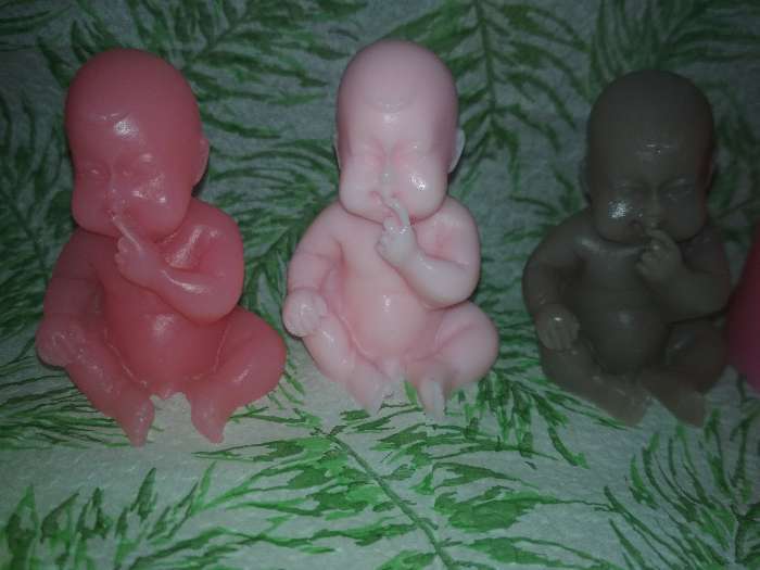 Фотография покупателя товара Молд Доляна «Младенец», силикон, 5,5×4,5×6 см, цвет розовый - Фото 8