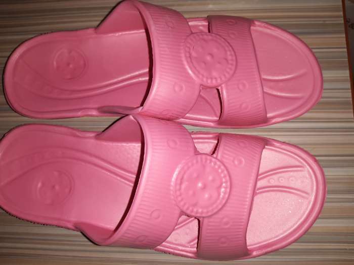 Фотография покупателя товара Сланцы женские, цвет розовый, размер 40-41