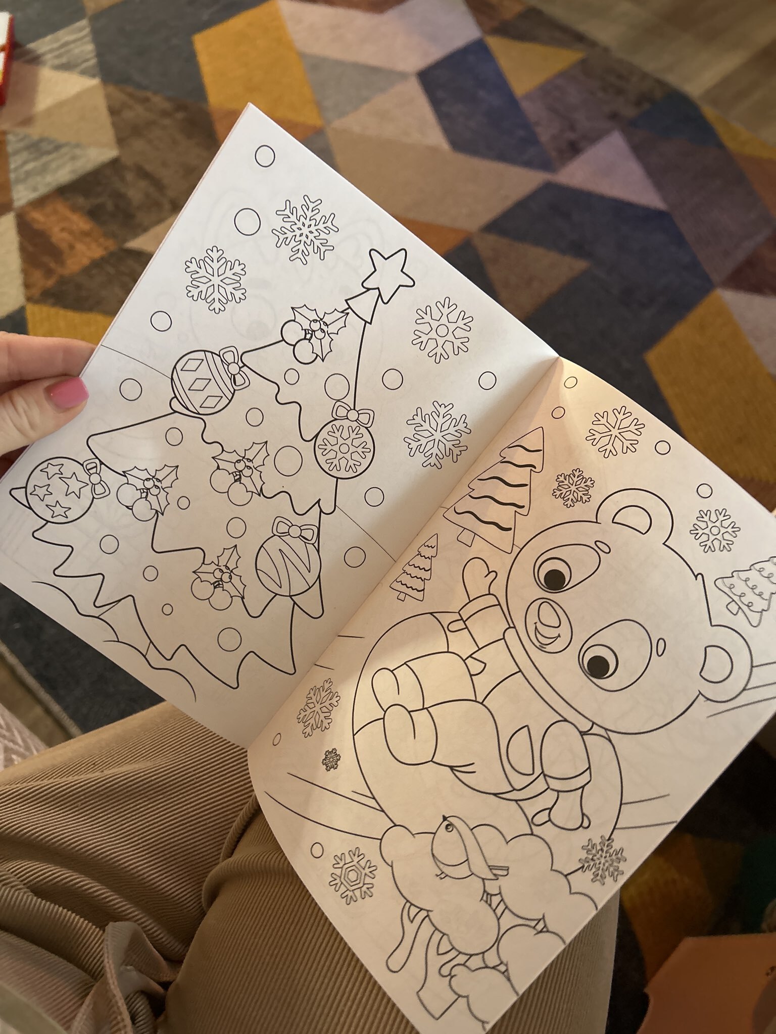 Фотография покупателя товара Раскраска новогодняя «Лошадка» 12 стр. - Фото 1