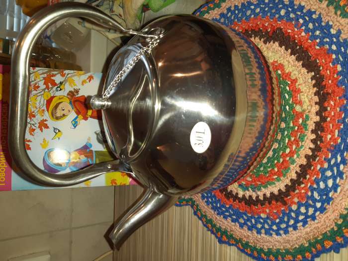 Фотография покупателя товара Чайник заварочный из нержавеющей стали «Аркадий», 1,5 л, цвет хромированный - Фото 1
