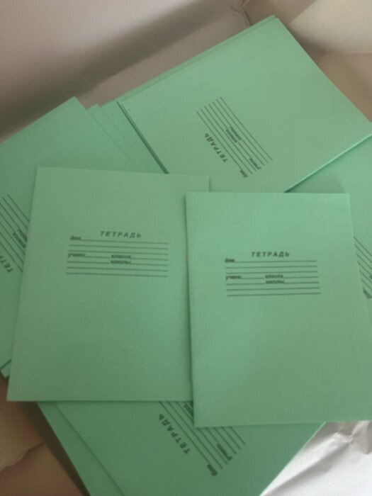 Фотография покупателя товара Тетрадь 12 листов в клетку «Зелёная обложка», белые листы - Фото 1
