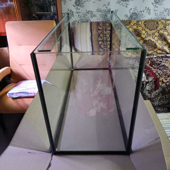 Фотография покупателя товара Аквариум «Прямоугольный» без крышки, 220 л, 100×40×55 см - Фото 7