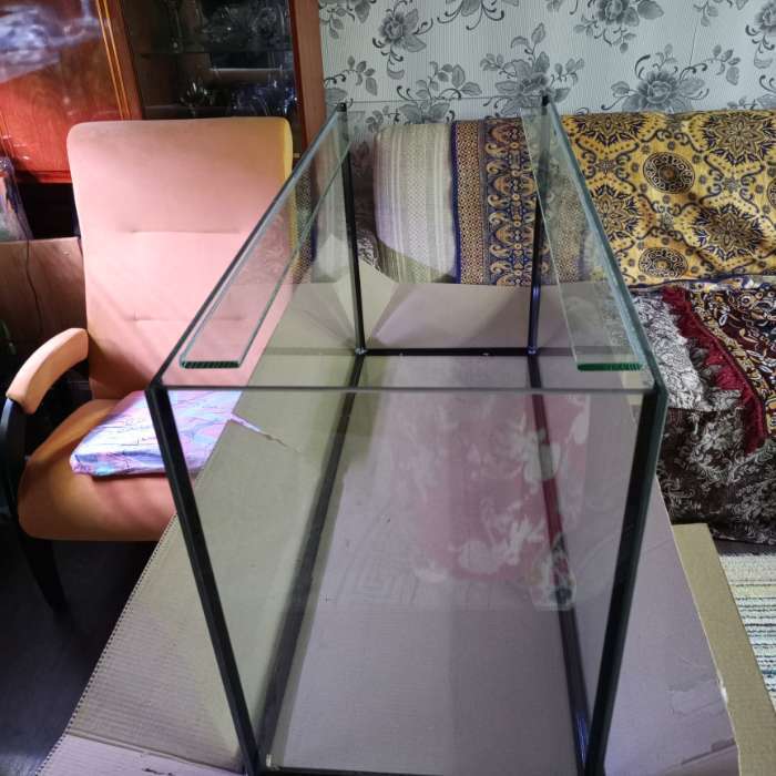 Фотография покупателя товара Аквариум «Прямоугольный» без крышки, 220 л, 100×40×55 см - Фото 5