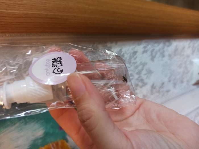 Фотография покупателя товара Бутылочка для хранения, с распылителем, 30 мл, цвет прозрачный/белый - Фото 1