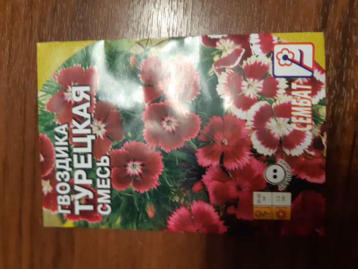 Фотография покупателя товара Семена цветов Гвоздика "Cмесь", 0,2 г