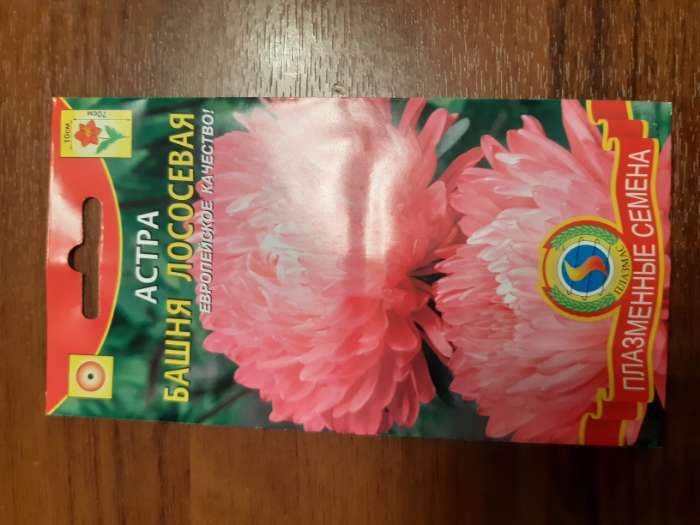 Фотография покупателя товара Семена цветов Астра "Башня" лососевая, О, 0,3 г - Фото 2