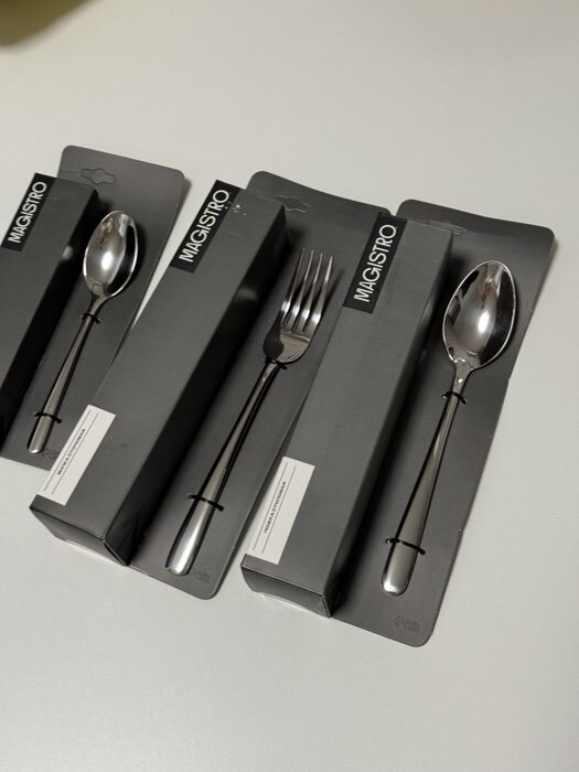 Фотография покупателя товара Набор чайных ложек Magistro «Джентри», длина 16 см,6 шт., нержавеющая сталь, серебристый - Фото 3