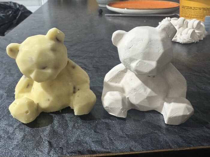 Фотография покупателя товара Молд для заливки «Медвежонок», силикон, 6.5×5.8 см, прозрачный - Фото 1