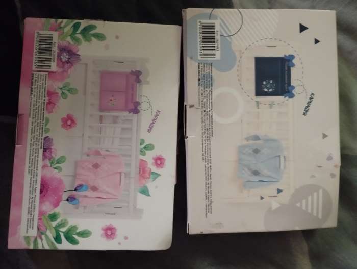 Фотография покупателя товара Органайзер для хранения вещей на детскую кроватку «Лучшая доченька», 2 отделения - Фото 3