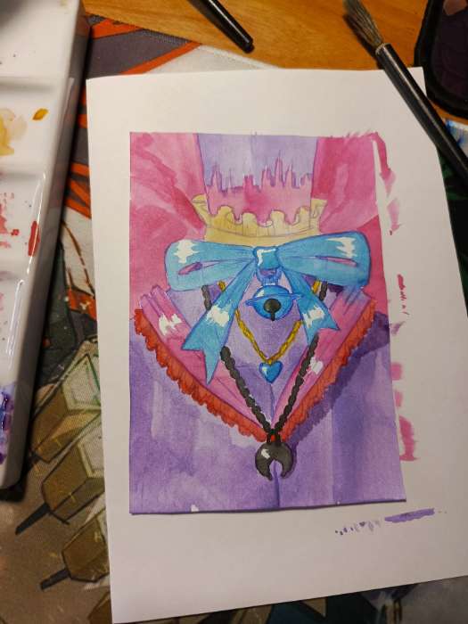 Фотография покупателя товара УЦЕНКА Акварель художественная в кюветах, 24 цвета - Фото 3