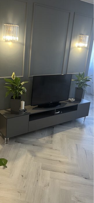 Фотография покупателя товара Тумба под ТВ «Денвер», 2001×346×355 мм, цвет графит - Фото 2