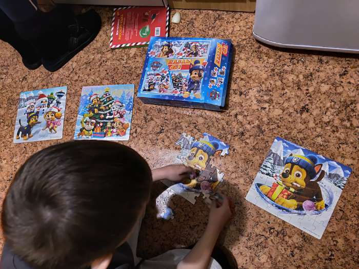 Фотография покупателя товара Пазлы 4 в 1, 35, 48, 54, 70 деталей, подарочный набор, Щенячий патруль - Фото 1