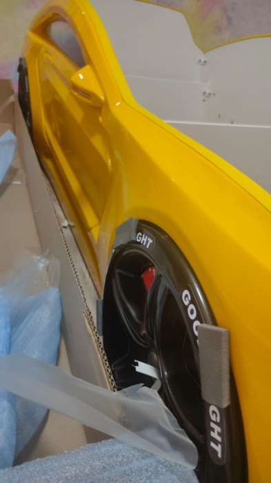 Фотография покупателя товара Кровать Romeo-M, мультибренд, цвет жёлтый, ящик, матрас - Фото 2