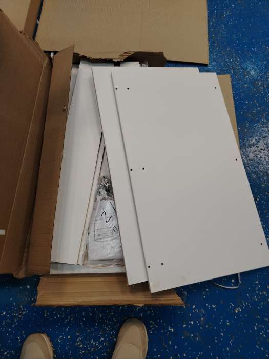 Фотография покупателя товара Прилавок ПЭ-13, 900×500×900, ЛДСП, стекло, серый - Фото 1