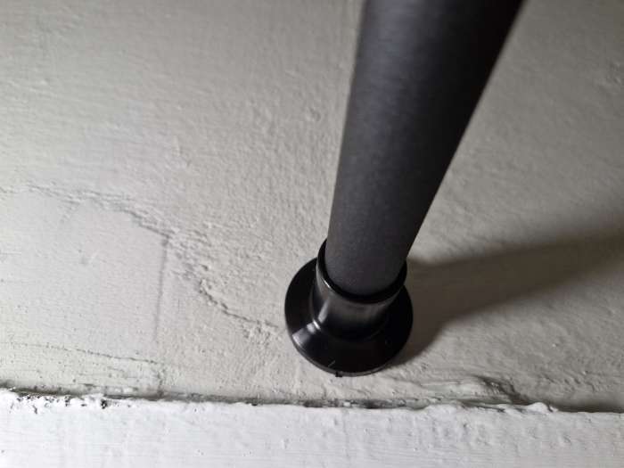 Фотография покупателя товара Карниз для ванной комнаты, телескопический 120-220 см, чёрный - Фото 3