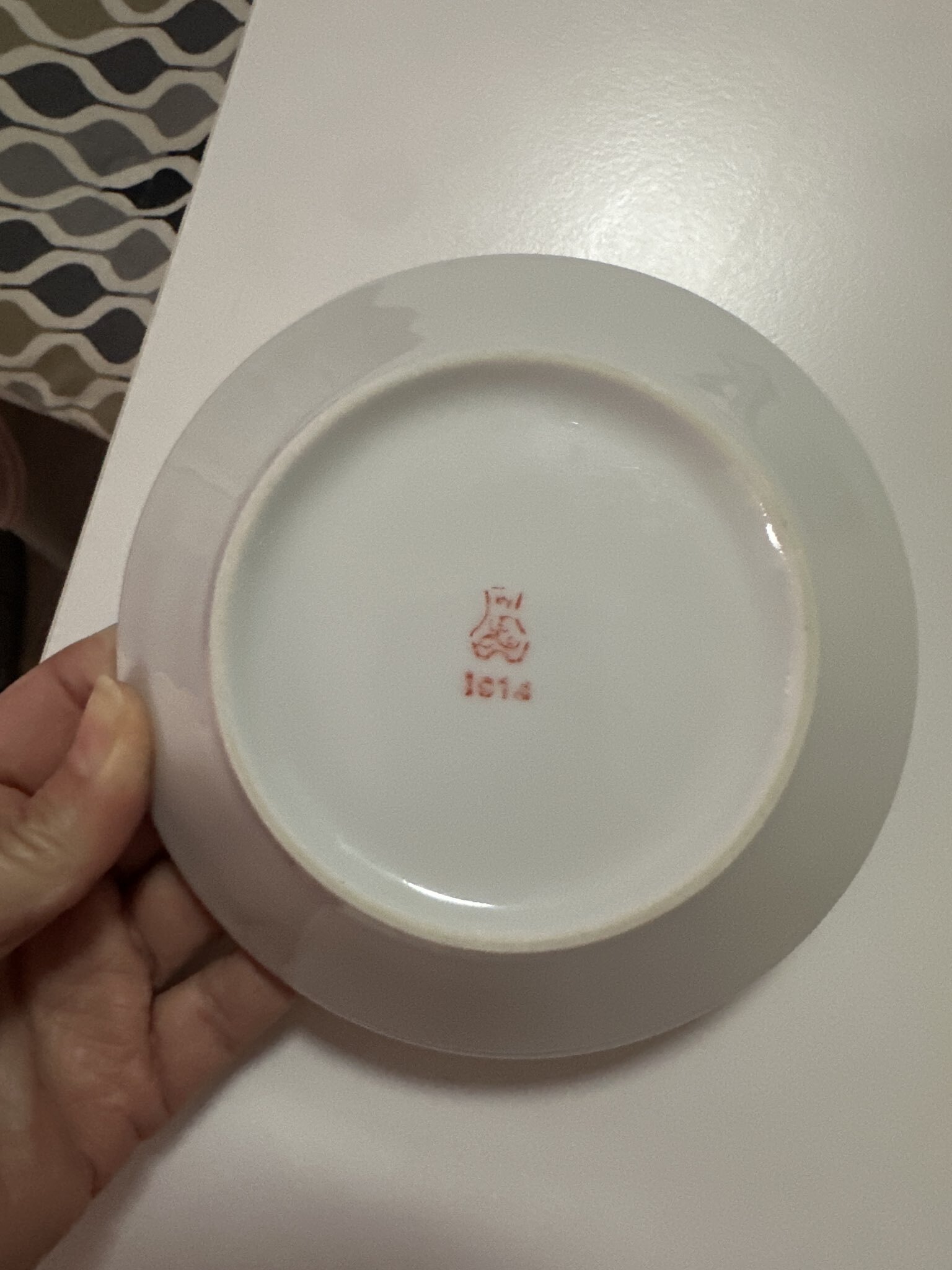 Фотография покупателя товара Блюдце Добрушский завод «Маки красные», d=15 см, фарфор, белое - Фото 8