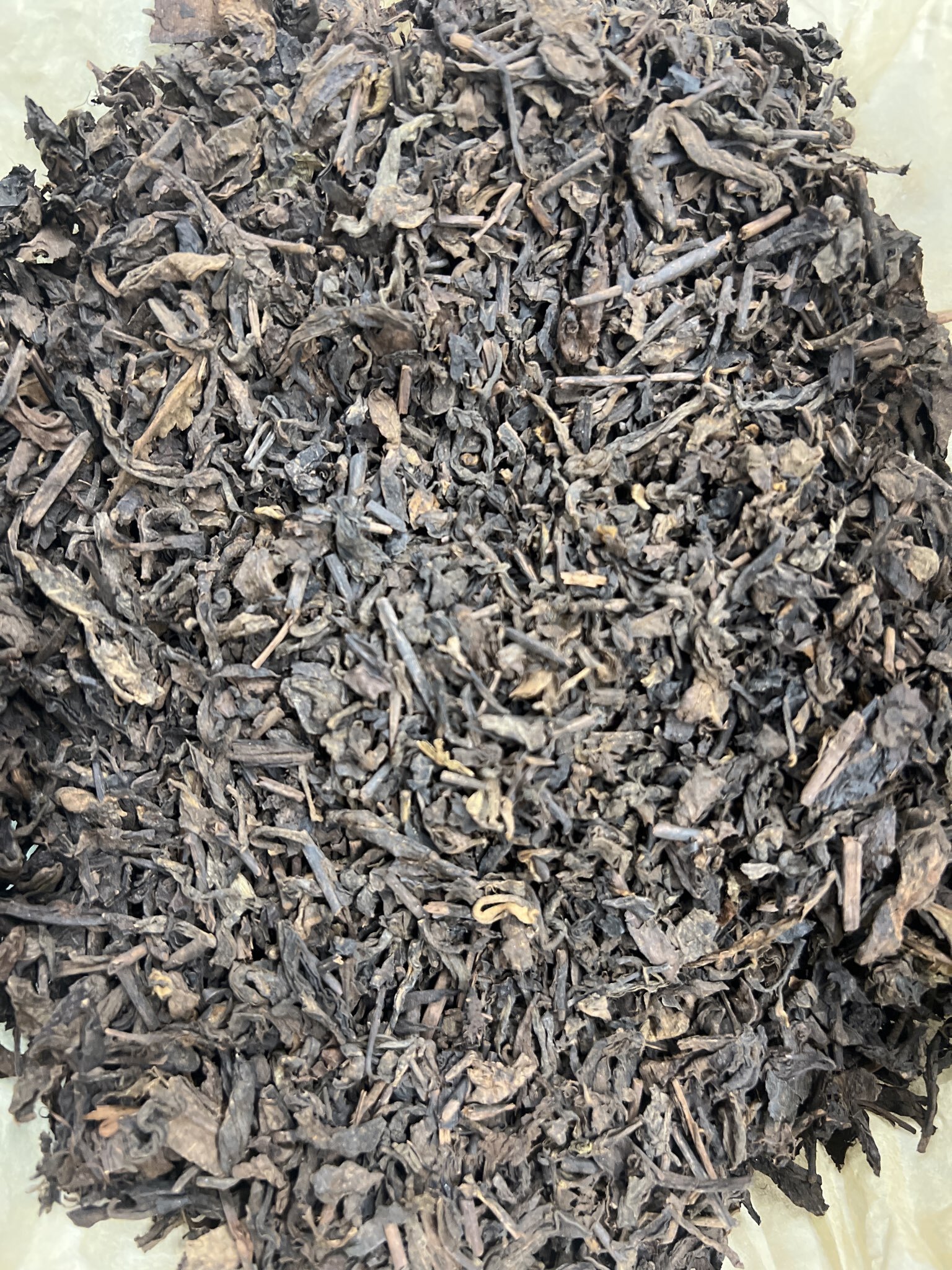 Фотография покупателя товара Чай китайский «Пуэр Шу. Дерево Цзин Май», 2014 г, 200 г - Фото 2