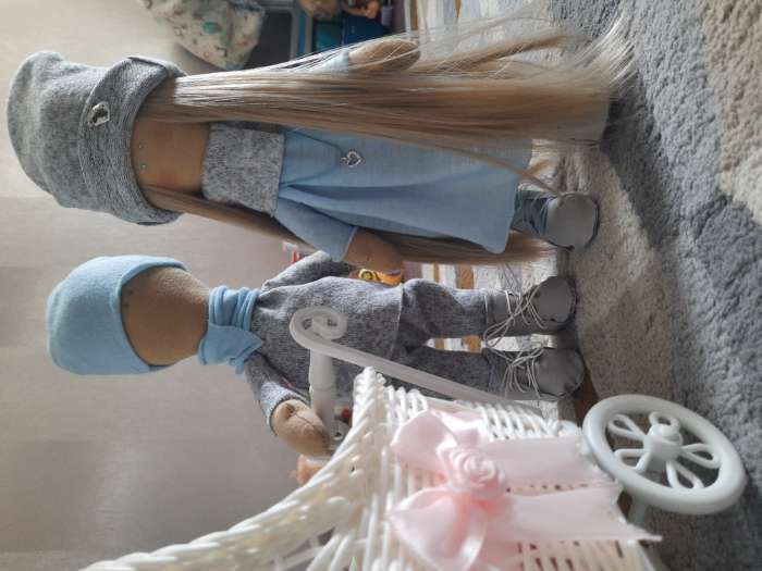 Фотография покупателя товара Набор для шитья. Интерьерные куклы «Ник и Нати», 30 см