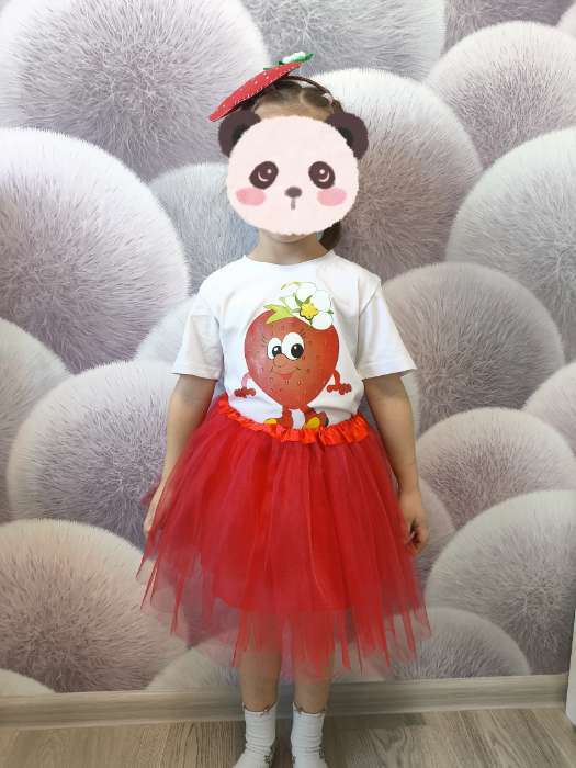 Фотография покупателя товара Карнавальный набор «Самая красивая» ободок с ушками, юбка, термонаклейка - Фото 1