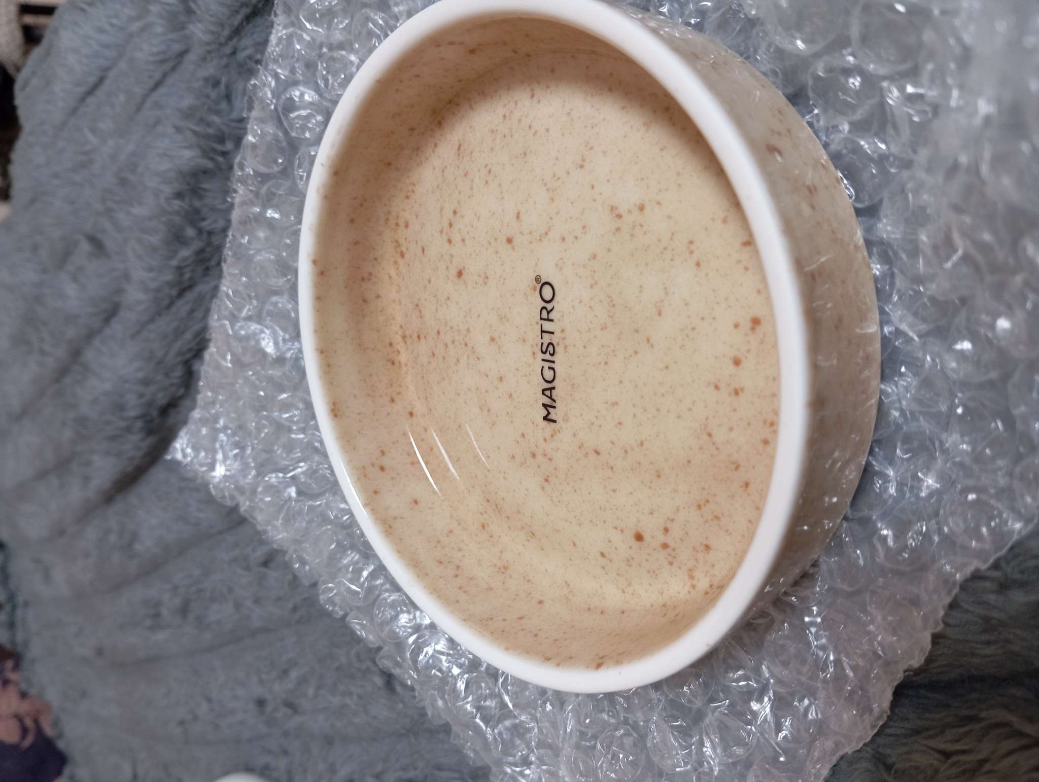 Фотография покупателя товара Блюдо Magistro Stone, d=20 см, фарфор, бежевое - Фото 1