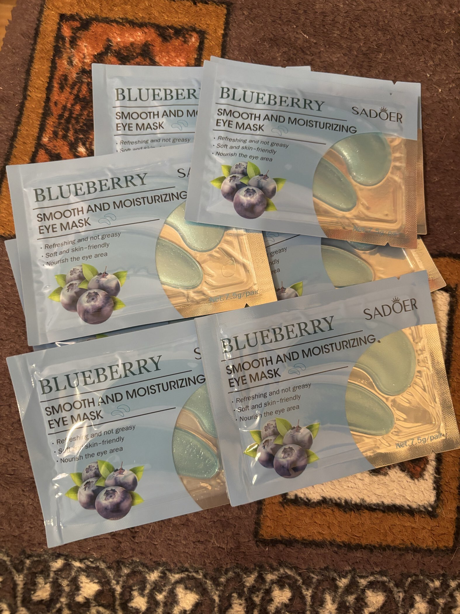 Фотография покупателя товара Патчи для глаз с экстрактом жемчуга - Фото 2