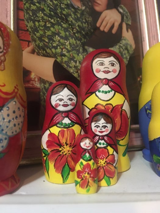 Фотография покупателя товара Заготовка для творчества «Матрёшка», 4-кукольная, 9 см - Фото 1
