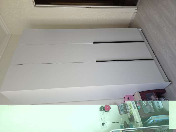 Фотография покупателя товара Шкаф прямой трёхстворчатый «Бруно», 1200×505×2216 мм, цвет белый - Фото 18