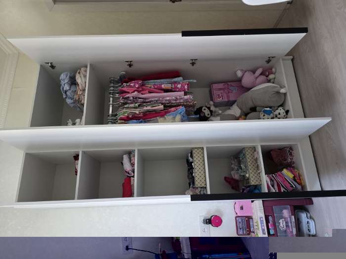 Фотография покупателя товара Шкаф прямой трёхстворчатый «Бруно», 1200×505×2216 мм, цвет белый - Фото 17