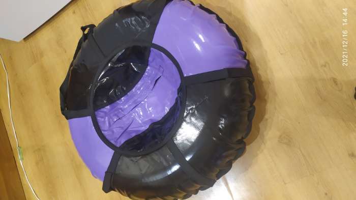 Фотография покупателя товара Тюбинг-ватрушка «Вихрь», диаметр чехла 90 см, цвета МИКС - Фото 19