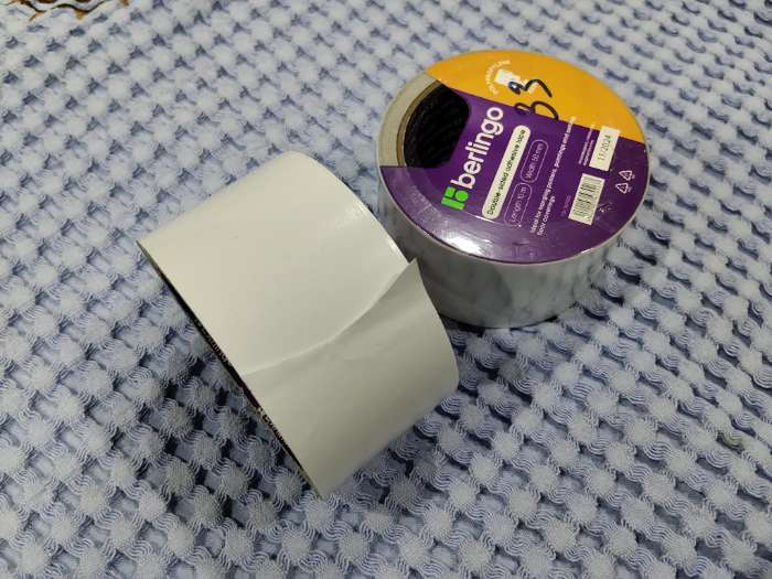 Фотография покупателя товара Клейкая лента двусторонняя Berlingo 50 мм × 10 м - Фото 2