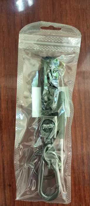 Фотография покупателя товара Брелок для ключей, петля с карабином, кожа PU, красный - Фото 1