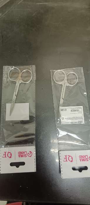 Фотография покупателя товара Ножницы маникюрные QF, прямые, широкие, 9 см - Фото 1