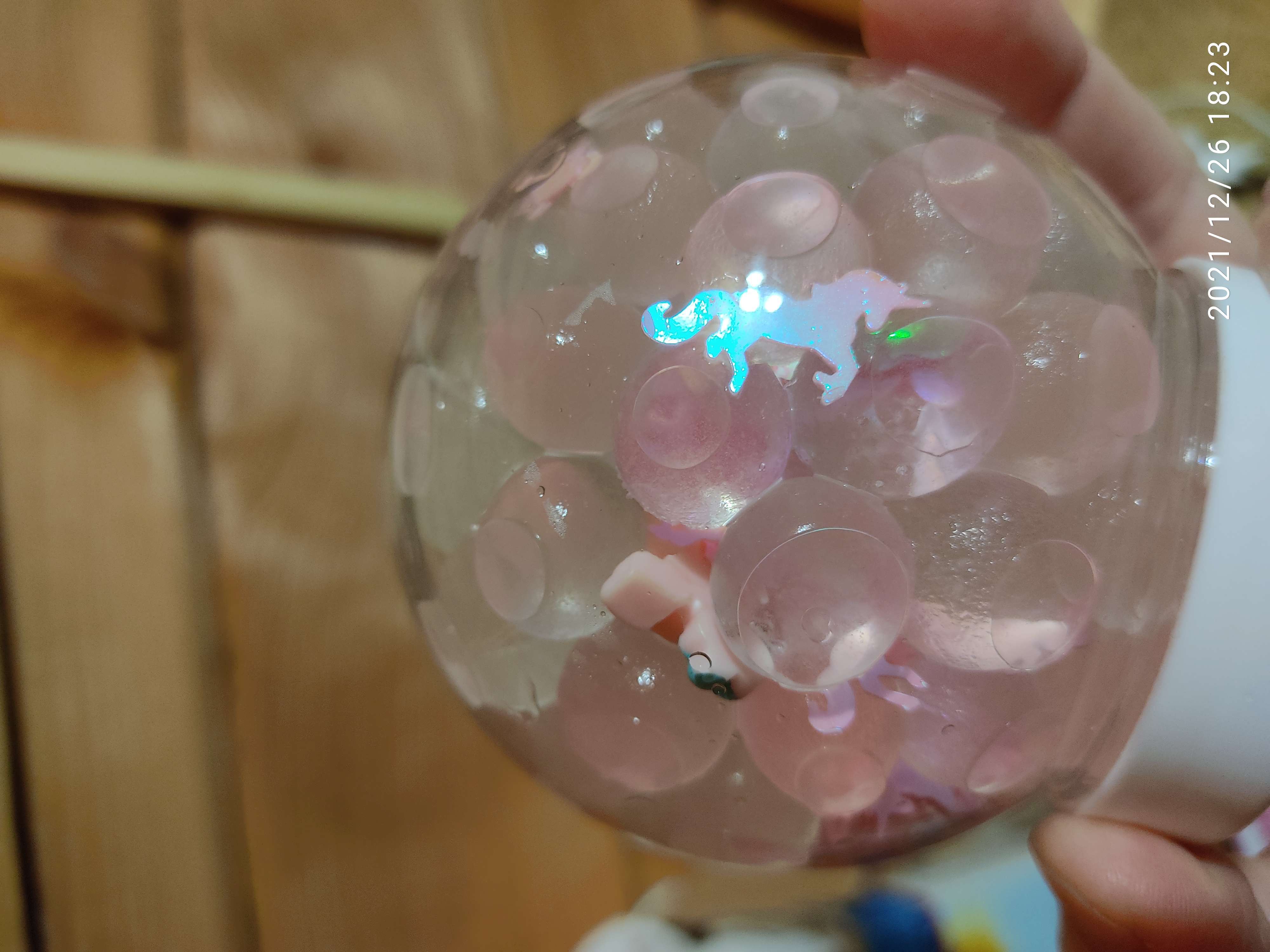 Фотография покупателя товара Набор для творчества «Волшебный шар с гидрогелем: милая единорожка»
