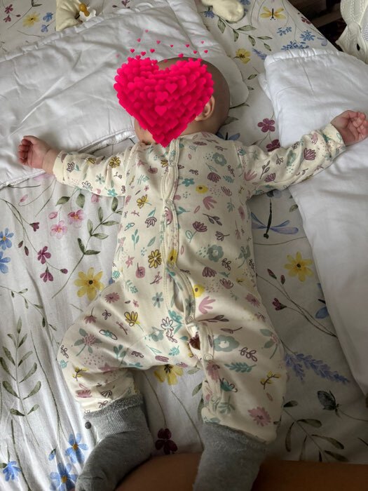 Фотография покупателя товара Комбинезон детский «Крошка Я» Flower, рост 68-74 см, бежевый - Фото 1