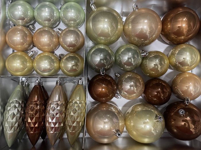 Фотография покупателя товара Ёлочные игрушки «Пласкетта», новогодние, набор 31 шт., грация, МИКС - Фото 1