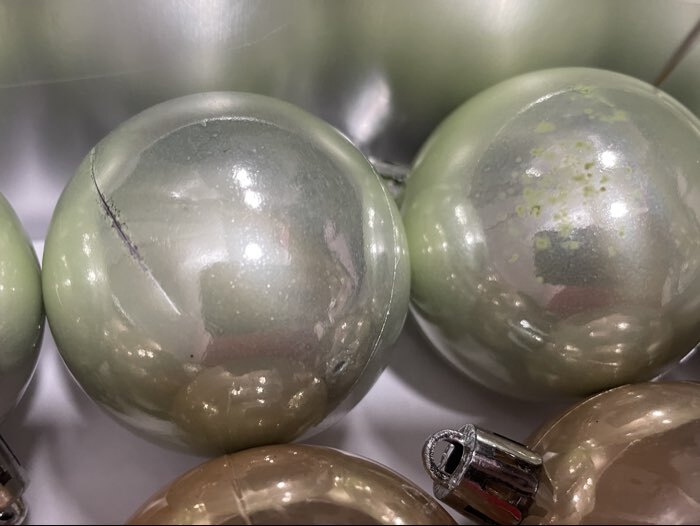 Фотография покупателя товара Ёлочные игрушки «Пласкетта», новогодние, набор 31 шт., грация, МИКС - Фото 2